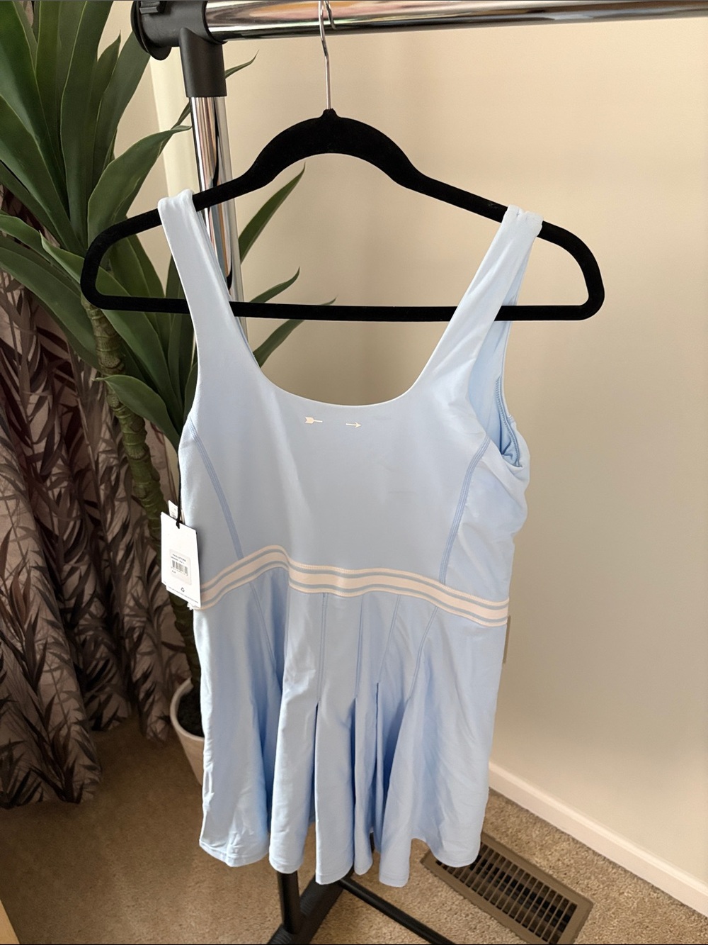 Anthropologie The Upside Peached Lettuce Mini Dress Size Large - Picture 8 of 8